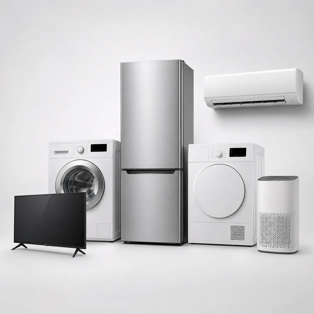 ảnh combo tổng quan về thu mua điện lạnh gia dụng