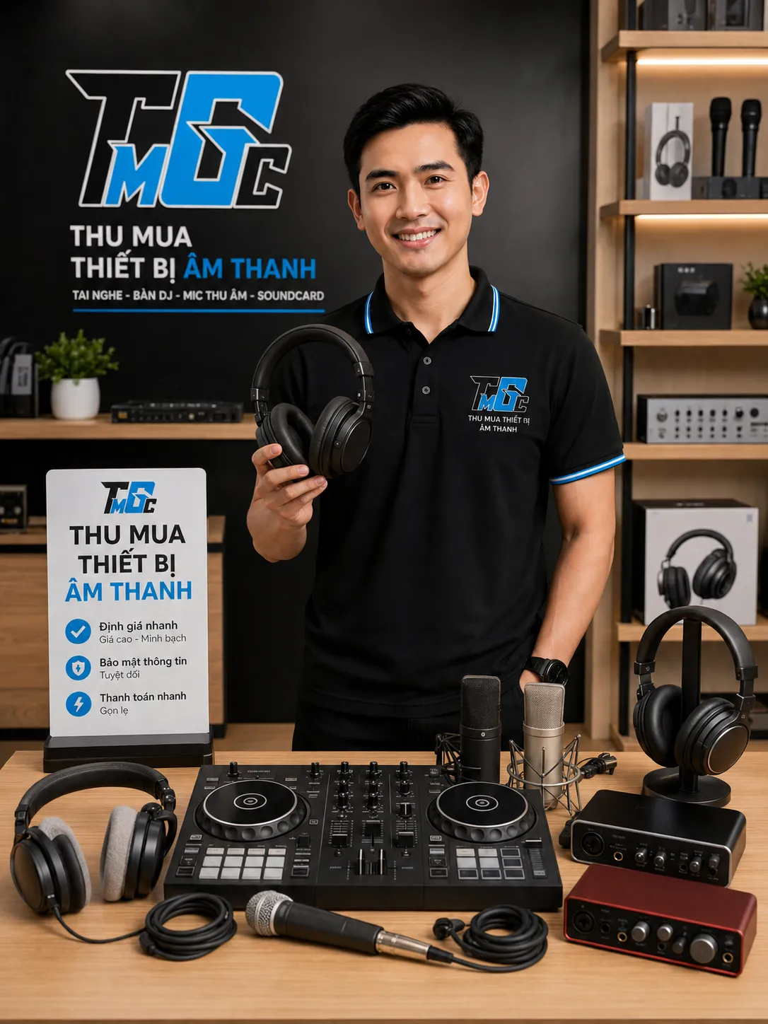 faq thu mua thiết bị âm thanh tai nghe bàn dj khu vực tp hcm
