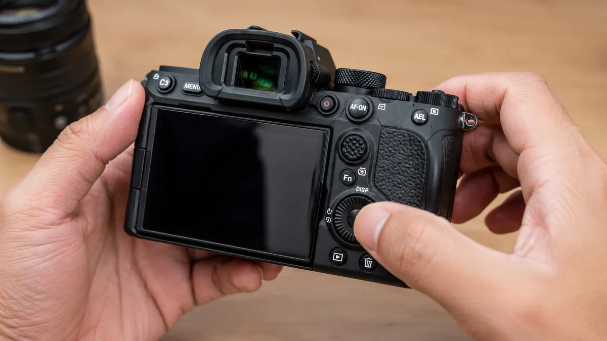 Cách Kiểm Tra Máy Ảnh Cũ Trước Khi Bán: Body, Cảm Biến, Shutter Và Lens 1 Kiểm tra body màn hình và nút bấm máy ảnh cũ