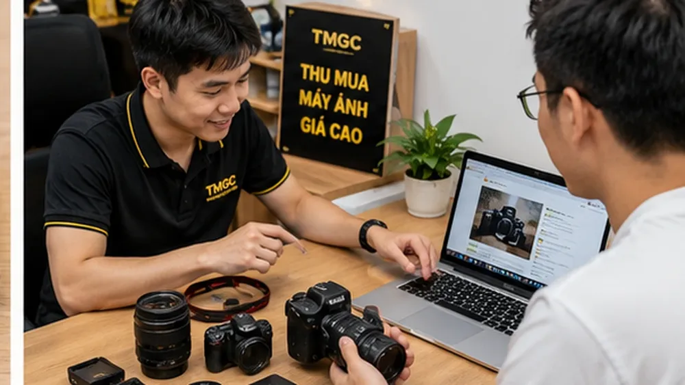 Kiểm kê phụ kiện máy ảnh còn lại trước khi báo giá
