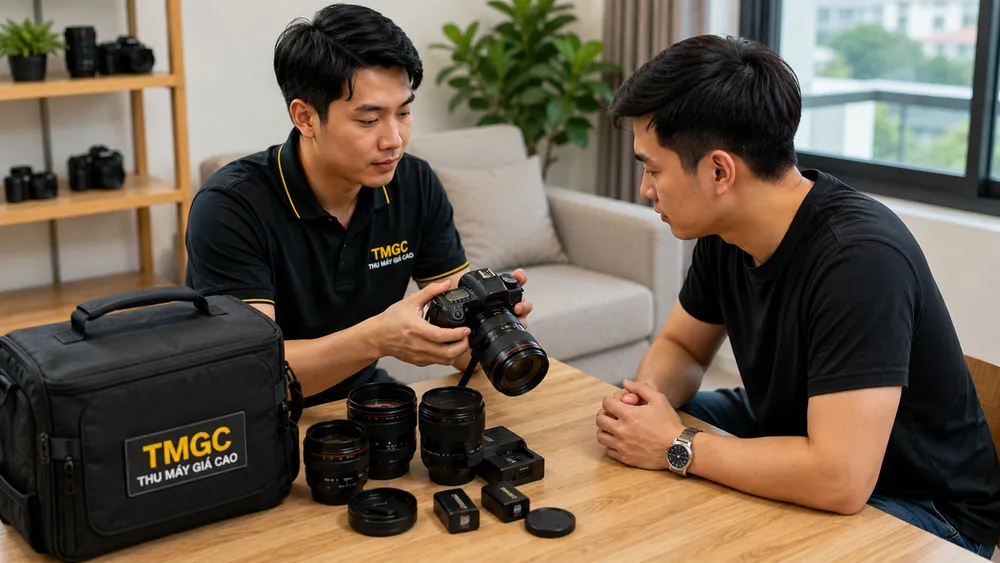 Kiểm tra máy ảnh cũ tận nơi tại TP.HCM