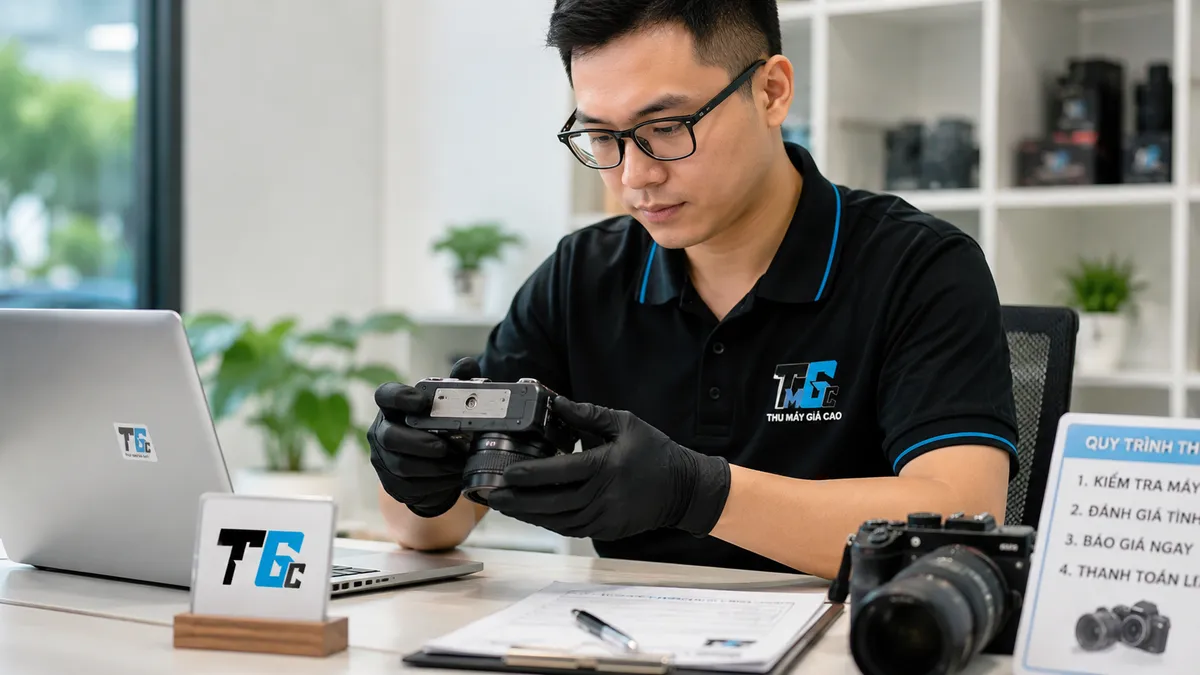 Kiểm tra thông tin máy ảnh trước khi báo giá sơ bộ