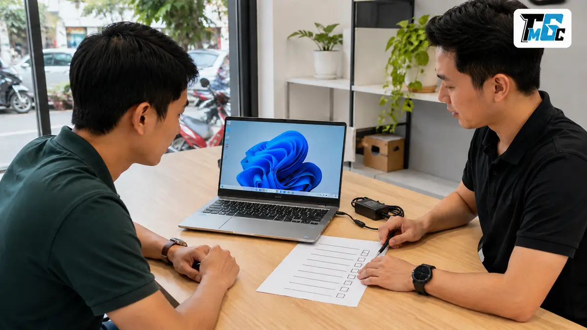 cách kiểm tra laptop cũ trước khi bán