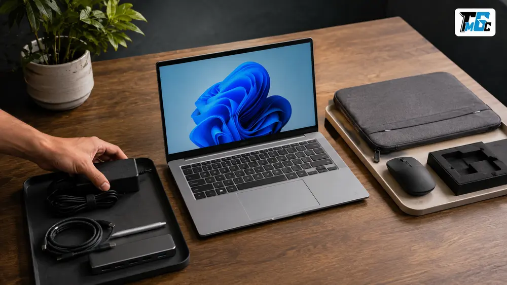 Đánh giá giá trị sạc, hộp và phụ kiện đi kèm laptop cũ