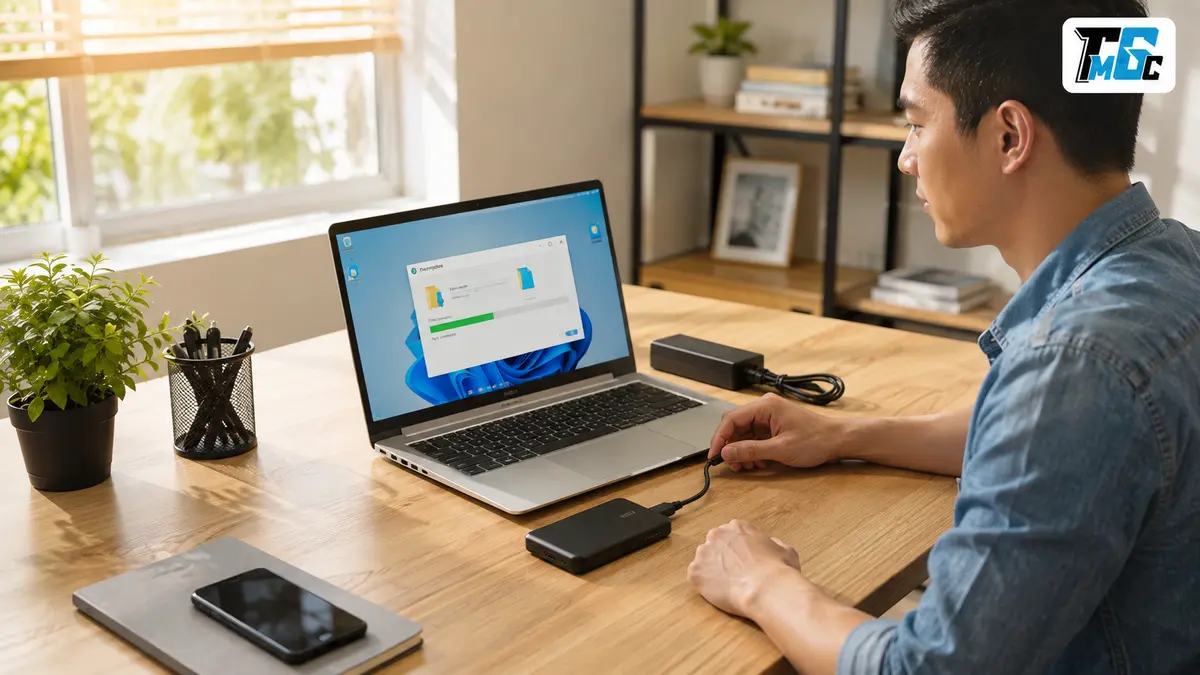 Người dùng sao lưu và xóa dữ liệu laptop trước khi bán