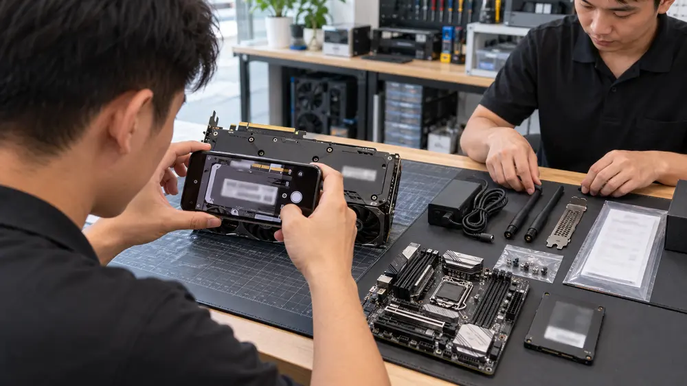 Linh Kiện PC Thiếu Hộp Hoặc Hết Bảo Hành Có Bán Được Không? 3 Chụp model serial và phụ kiện linh kiện PC trước khi gửi báo giá