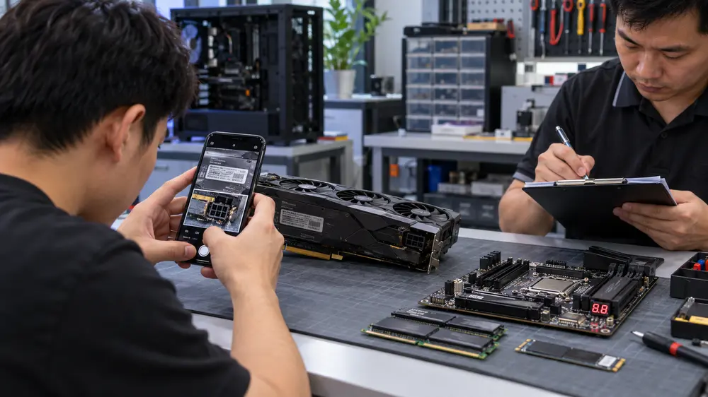 Linh Kiện PC Bị Lỗi, Không Lên Nguồn Hoặc Đã Sửa Chữa Có Bán Được Không? 3 Ghi lại model mã debug và tình trạng linh kiện máy tính bị lỗi