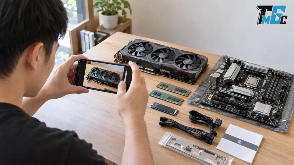 Người bán gửi model tình trạng bảo hành và hình ảnh linh kiện PC để định giá