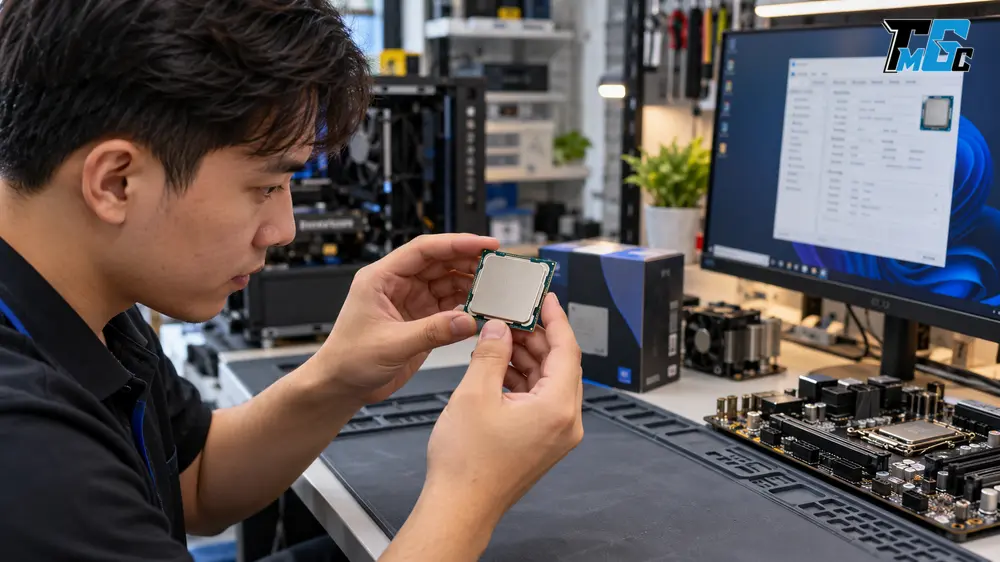 Cách Kiểm Tra CPU Cũ Trước Khi Bán: Model, Đời CPU, Socket Và Tình Trạng 1 Đối chiếu model và thế hệ CPU cũ bằng thông tin hệ thống và ký hiệu trên nắp