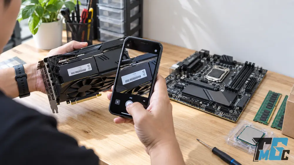 Kinh Nghiệm Bán Linh Kiện Máy Tính Cũ: Kiểm Tra Và Định Giá Trước Khi Bán 1 Kiểm tra tem model trên CPU VGA mainboard và RAM máy tính cũ