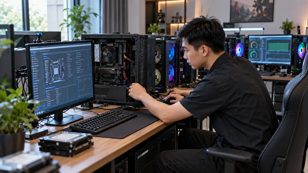 Thanh Lý Dàn PC, Phòng Net Và Máy Tính Văn Phòng Cũ Như Thế Nào? 2 Khảo sát và kiểm tra dàn PC cũ số lượng lớn tại chỗ